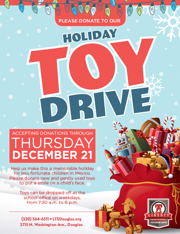 Toy Drive Flyer at LTS Schools
